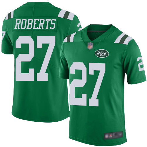 New York Jets Limited Green Men Darryl Roberts Jersey NFL Football #27 Rush Vapor Untouchable